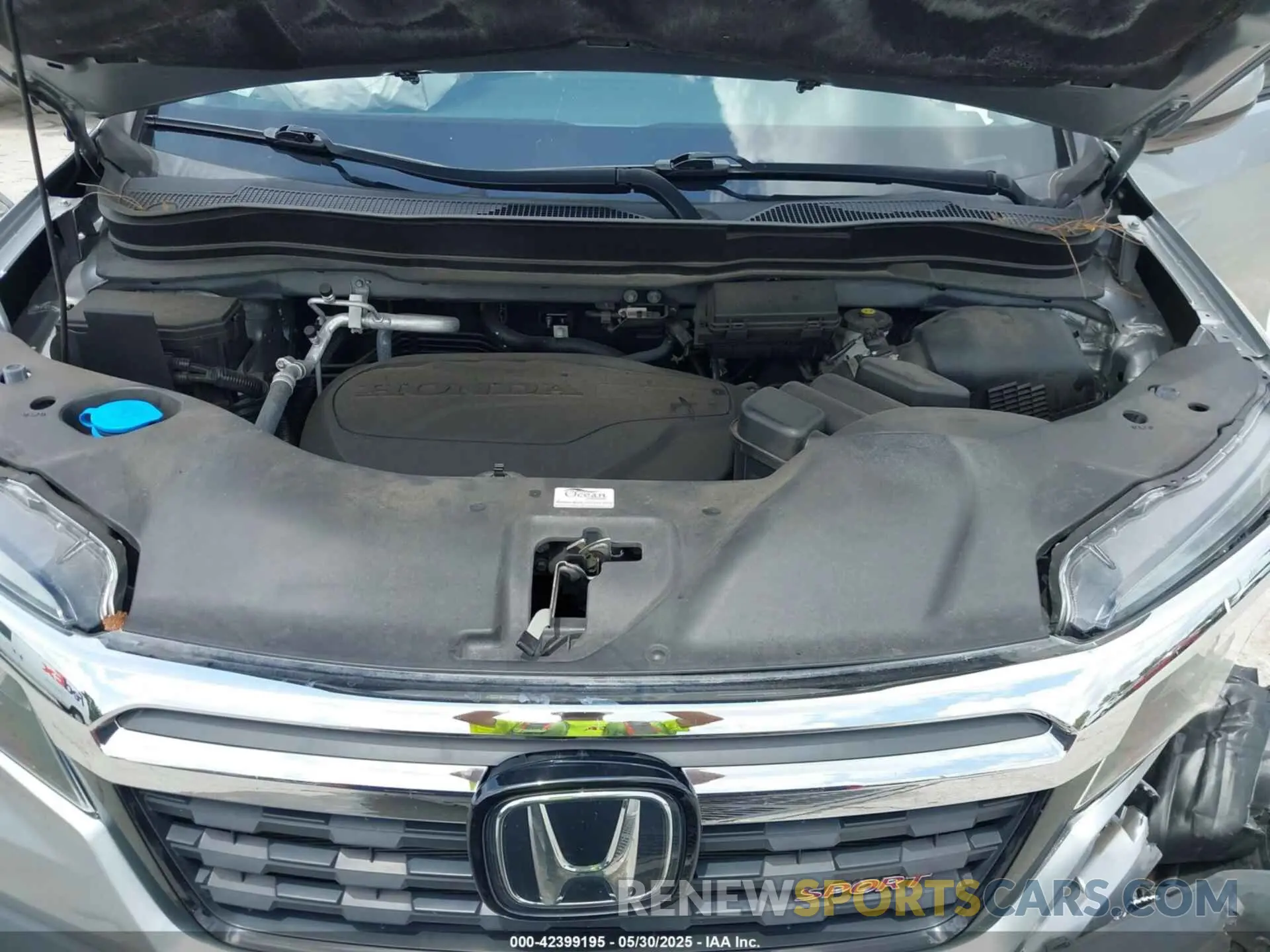 10 Фотография поврежденного автомобиля 5FPYK3F19LB024180 HONDA RIDGELINE 2020