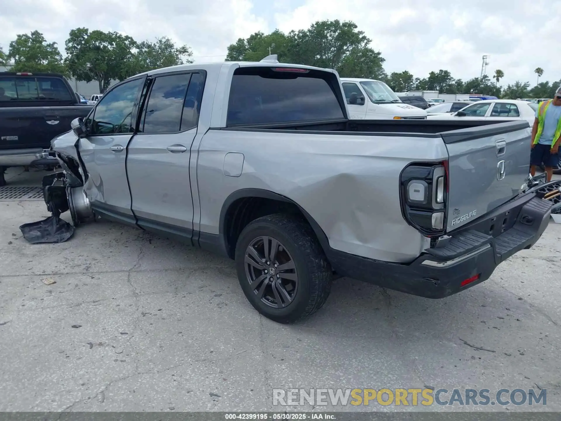 3 Фотография поврежденного автомобиля 5FPYK3F19LB024180 HONDA RIDGELINE 2020