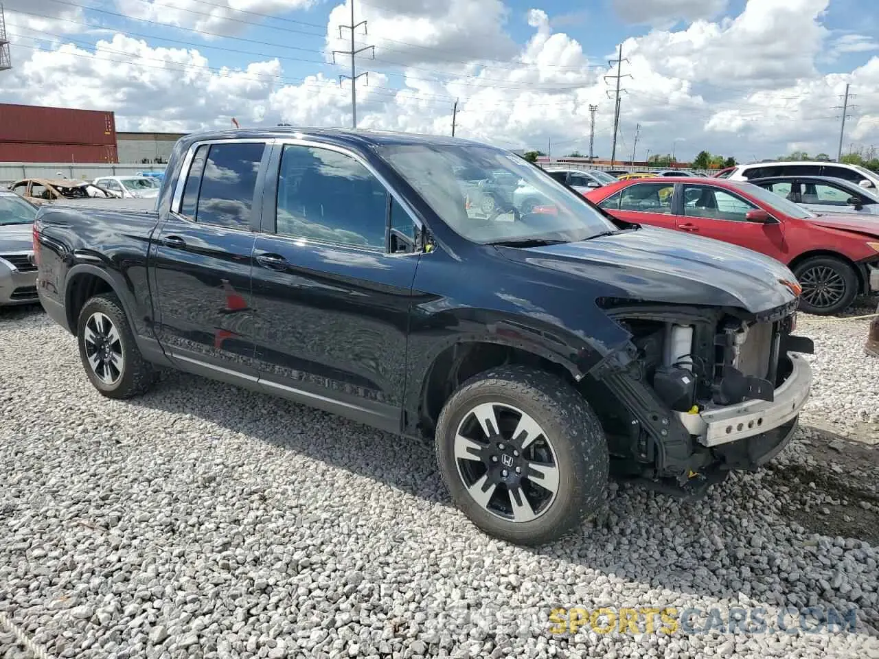 4 Фотография поврежденного автомобиля 5FPYK3F54LB023716 HONDA RIDGELINE 2020