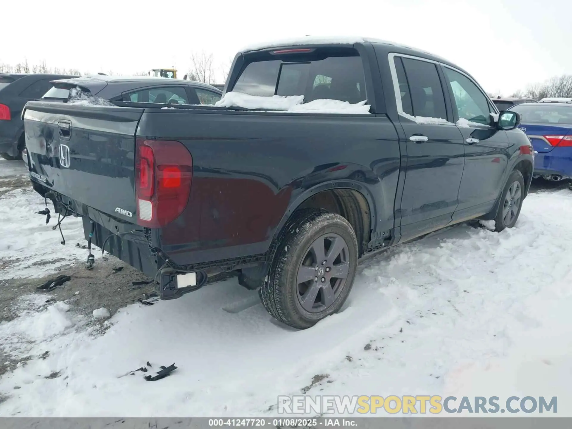 4 Фотография поврежденного автомобиля 5FPYK3F70LB010219 HONDA RIDGELINE 2020