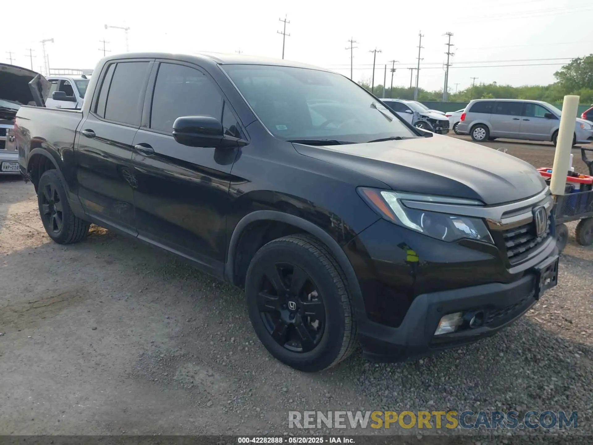 1 Photograph of a damaged car 5FPYK3F87LB026779 HONDA RIDGELINE 2020