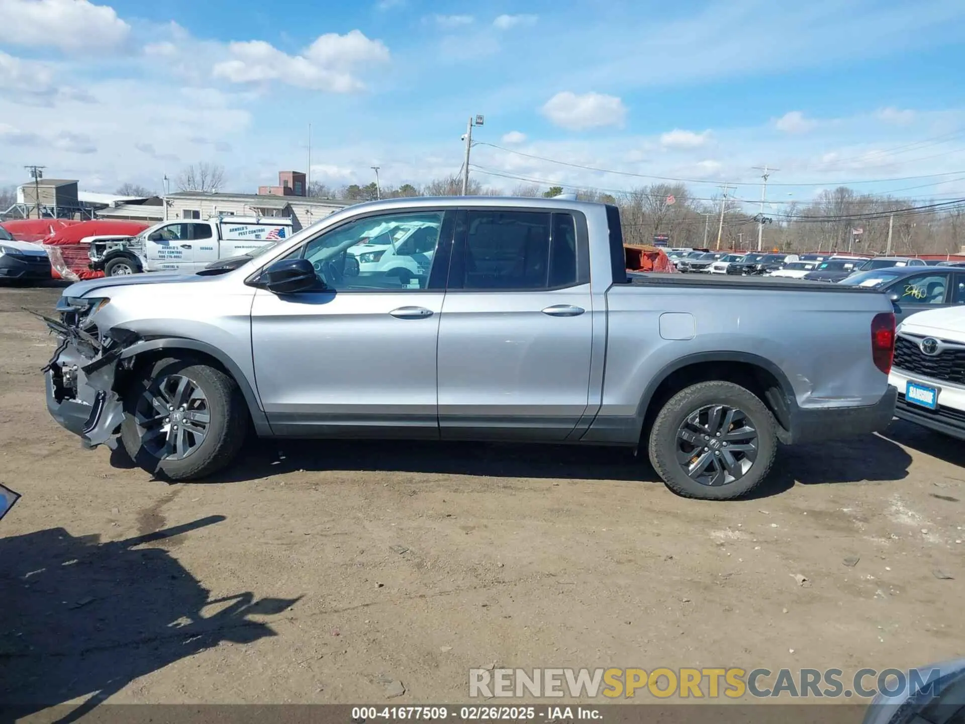 14 Photograph of a damaged car 5FPYK3F10MB003879 HONDA RIDGELINE 2021