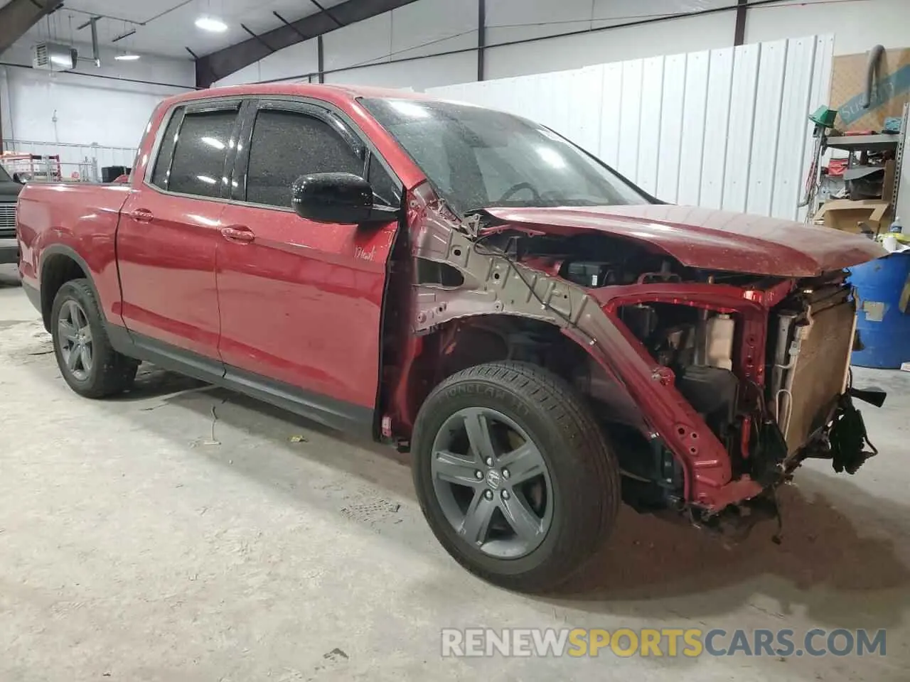 4 Фотография поврежденного автомобиля 5FPYK3F10MB021380 HONDA RIDGELINE 2021