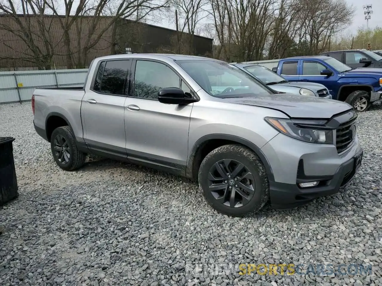 4 Фотография поврежденного автомобиля 5FPYK3F11MB003051 HONDA RIDGELINE 2021