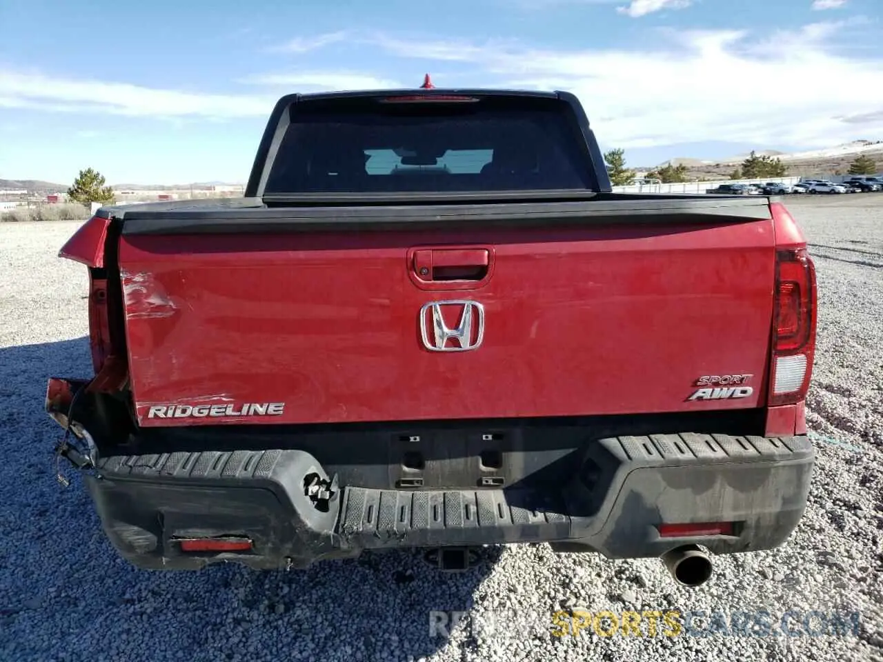 6 Photograph of a damaged car 5FPYK3F11MB015863 HONDA RIDGELINE 2021