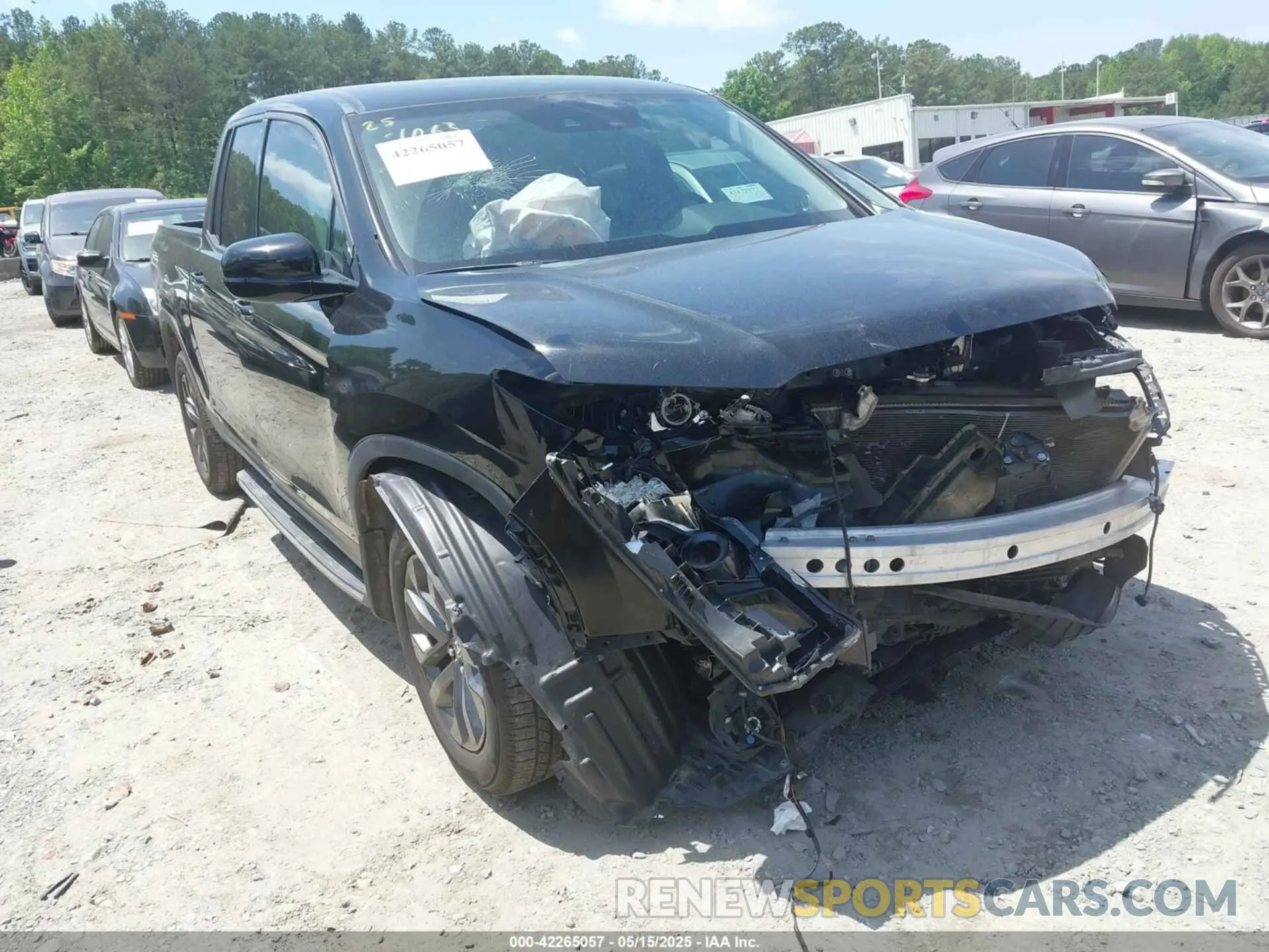 1 Photograph of a damaged car 5FPYK3F15MB026171 HONDA RIDGELINE 2021