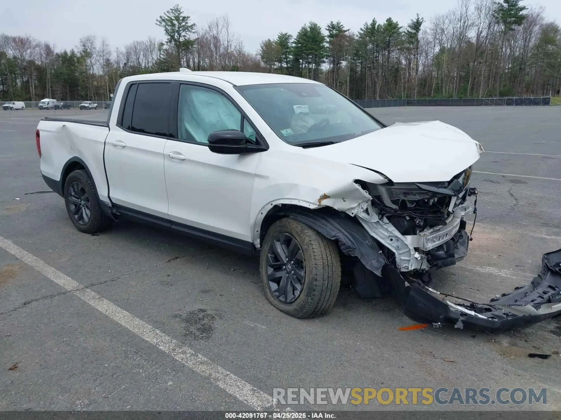 1 Photograph of a damaged car 5FPYK3F16MB010156 HONDA RIDGELINE 2021