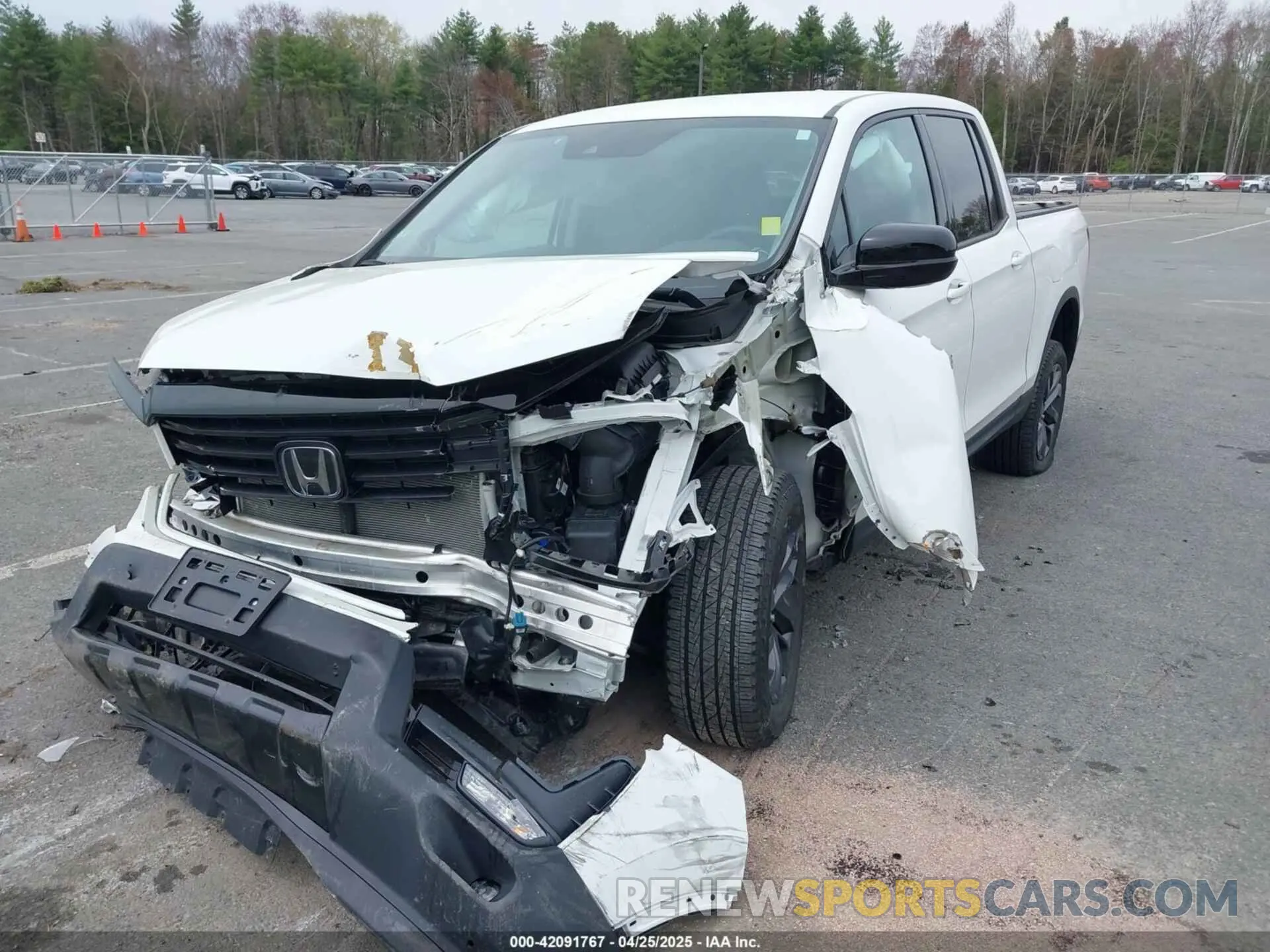 6 Photograph of a damaged car 5FPYK3F16MB010156 HONDA RIDGELINE 2021