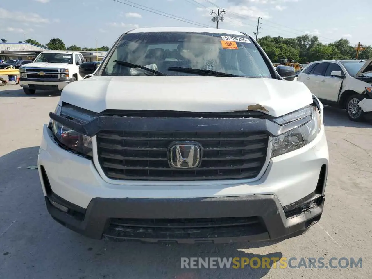 5 Photograph of a damaged car 5FPYK3F18MB009882 HONDA RIDGELINE 2021