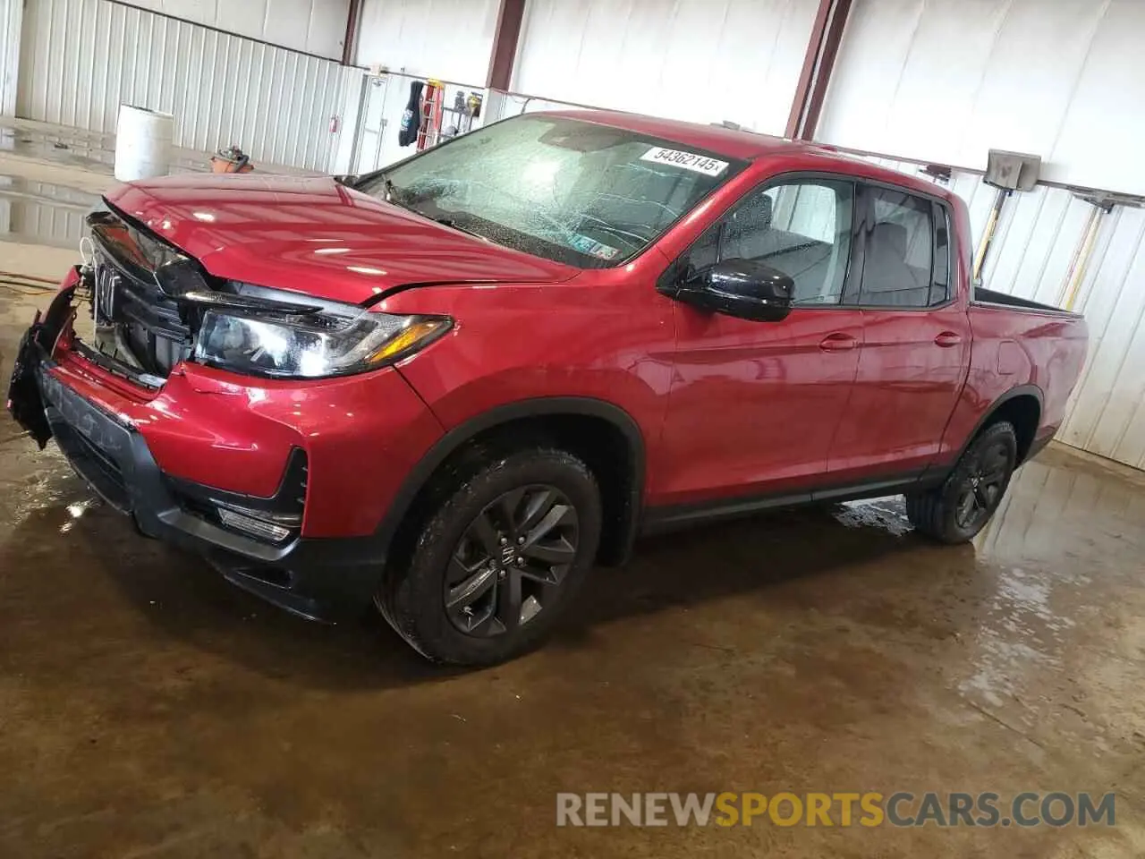 1 Photograph of a damaged car 5FPYK3F19MB024245 HONDA RIDGELINE 2021