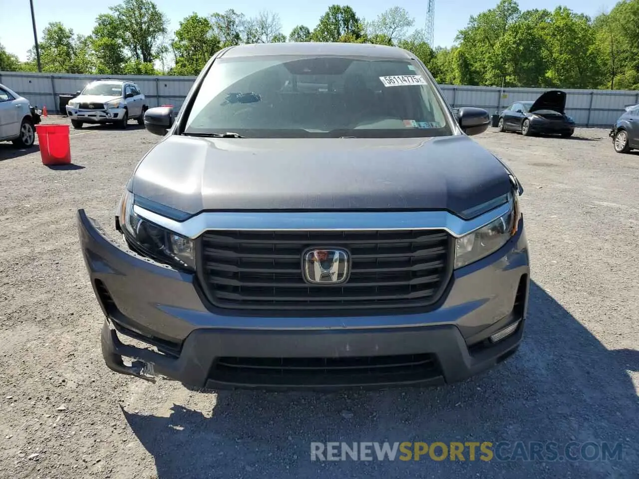5 Фотография поврежденного автомобиля 5FPYK3F50MB016439 HONDA RIDGELINE 2021
