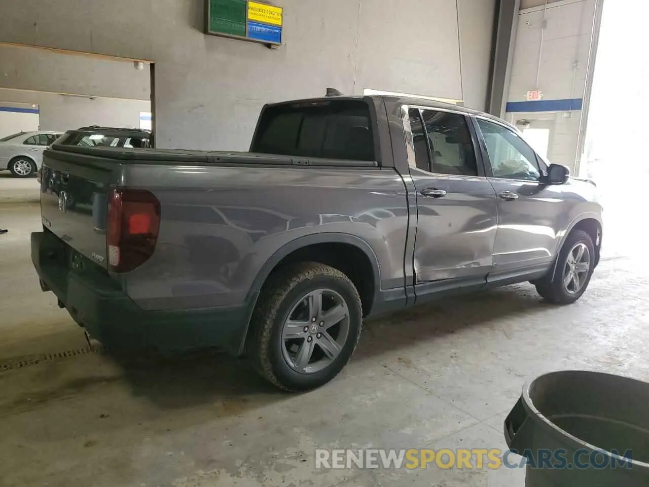 3 Photograph of a damaged car 5FPYK3F50MB020829 HONDA RIDGELINE 2021