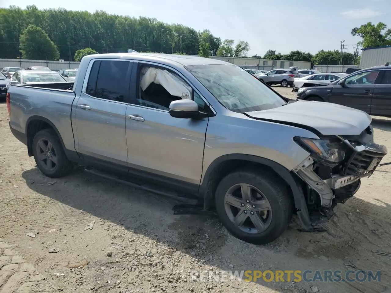 4 Фотография поврежденного автомобиля 5FPYK3F50MB023505 HONDA RIDGELINE 2021