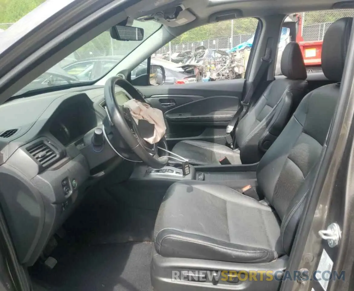 7 Photograph of a damaged car 5FPYK3F52MB016006 HONDA RIDGELINE 2021