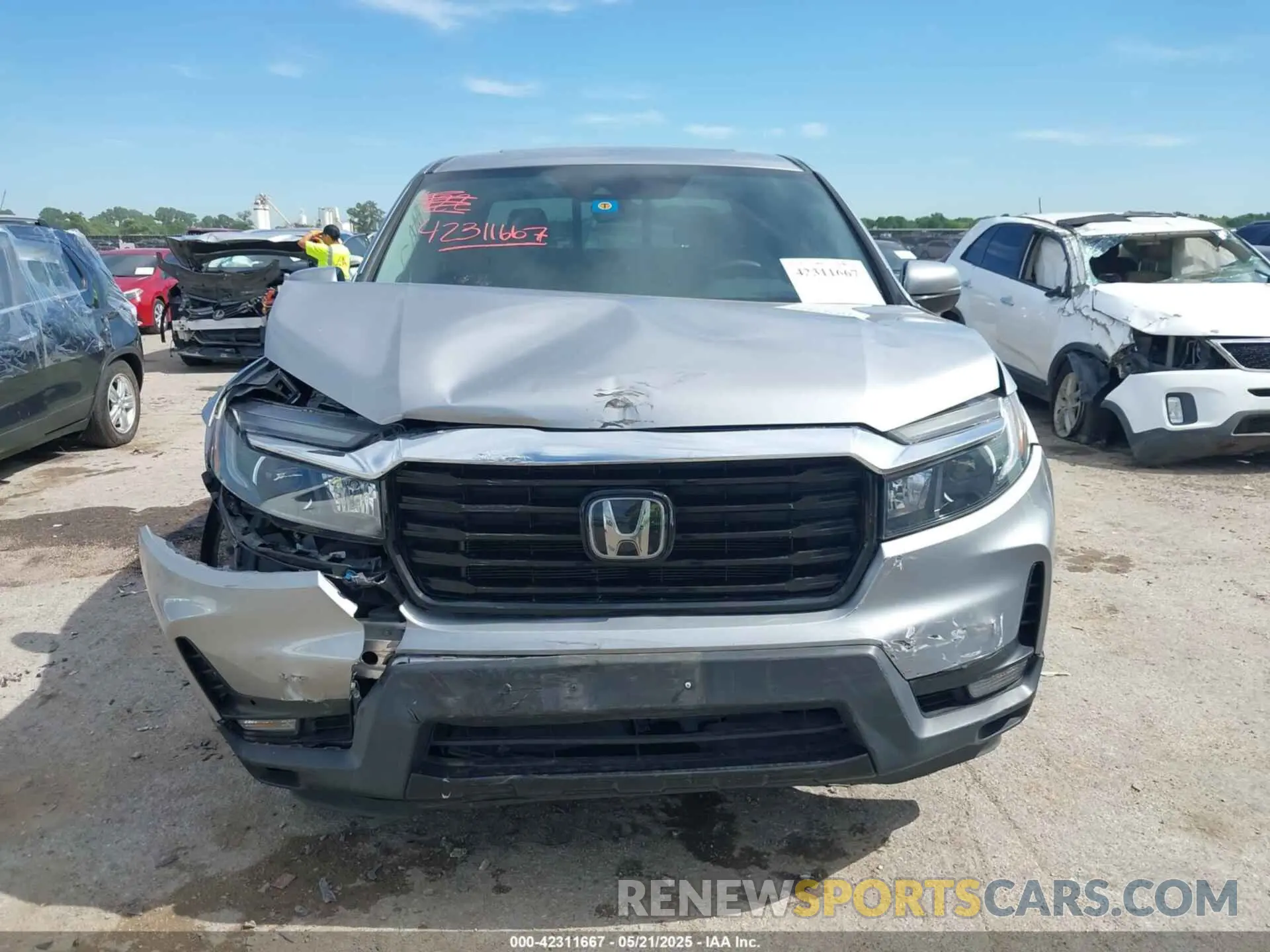 12 Photograph of a damaged car 5FPYK3F70MB025806 HONDA RIDGELINE 2021