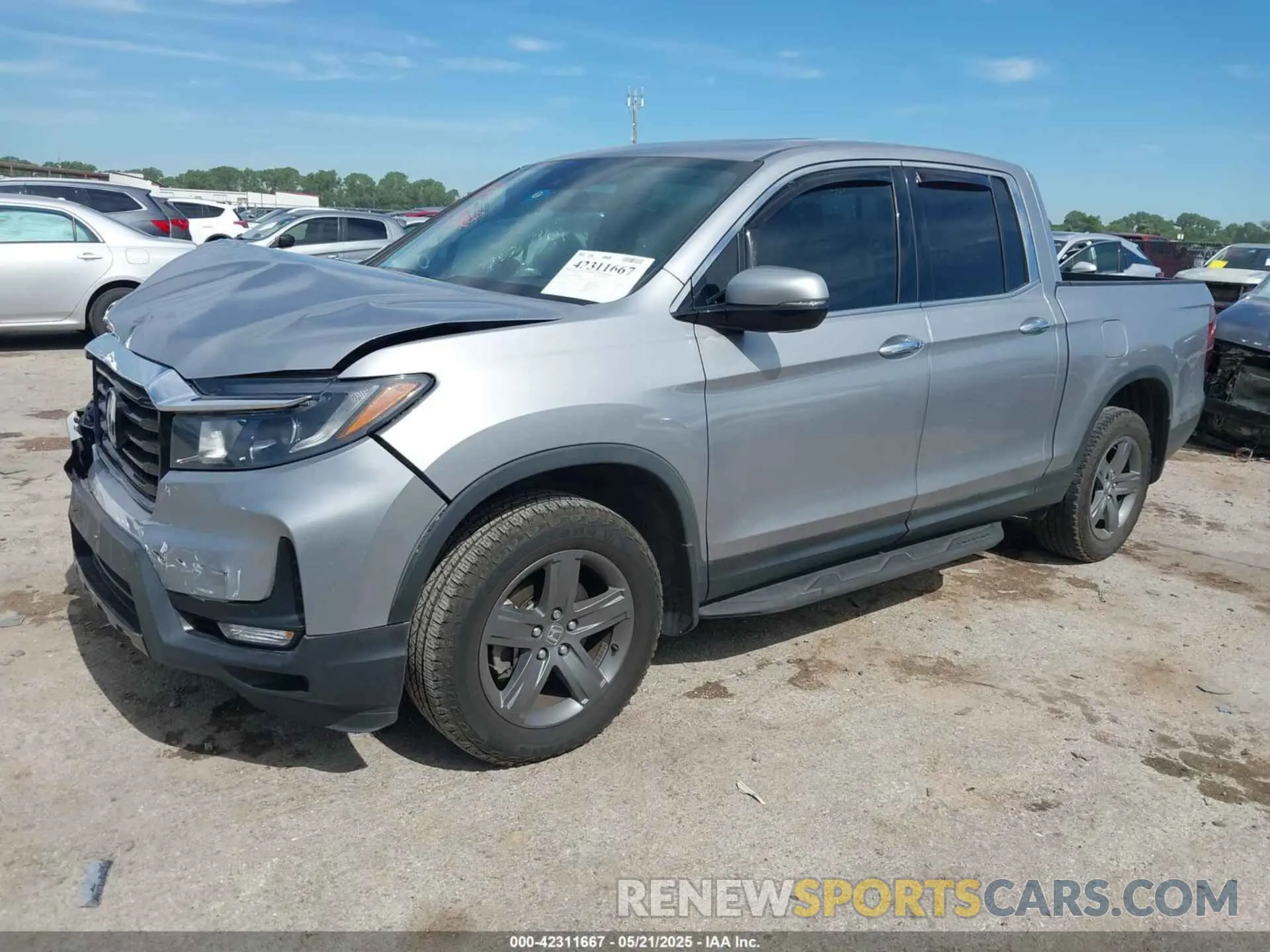 2 Photograph of a damaged car 5FPYK3F70MB025806 HONDA RIDGELINE 2021