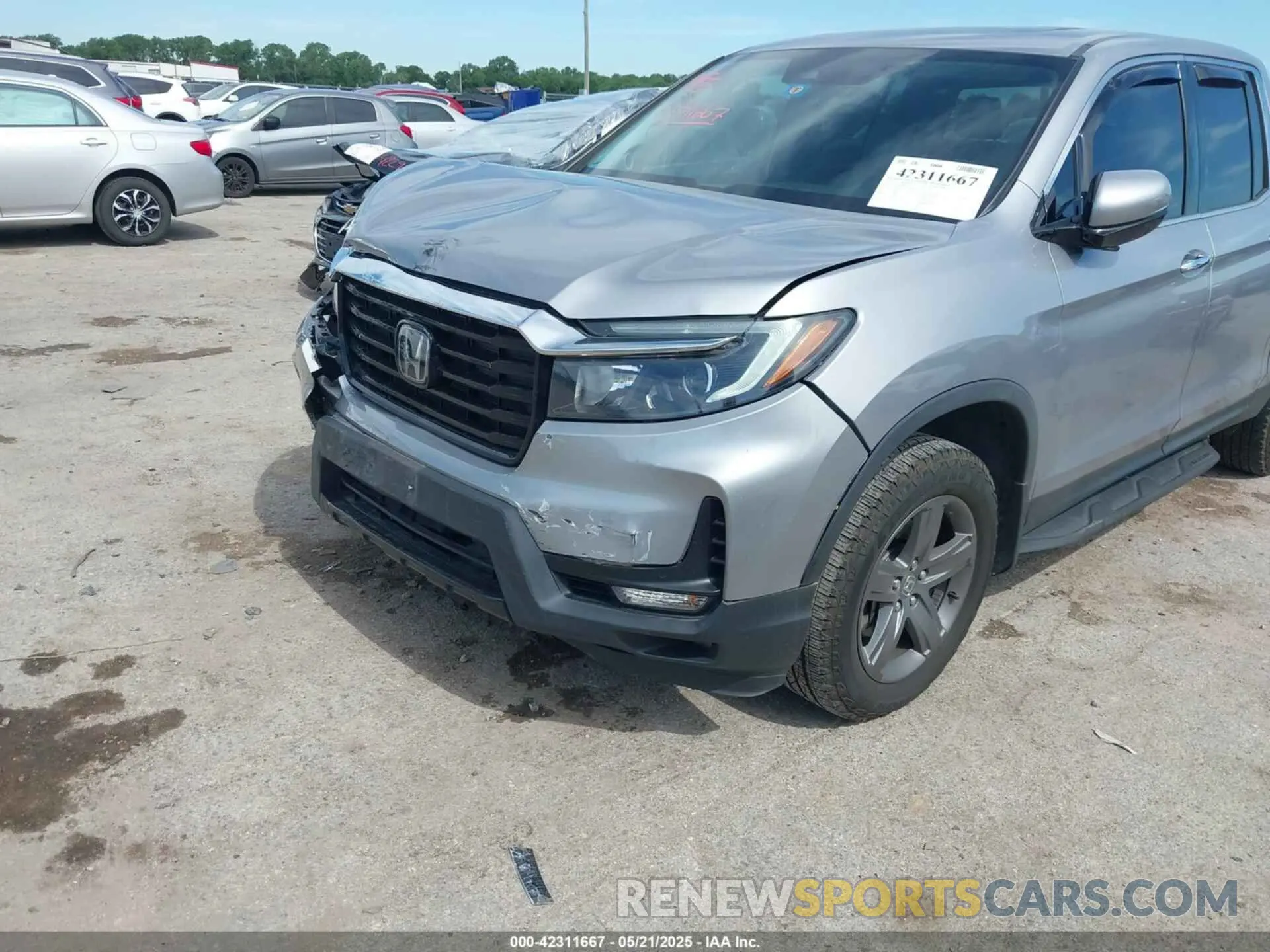 6 Photograph of a damaged car 5FPYK3F70MB025806 HONDA RIDGELINE 2021