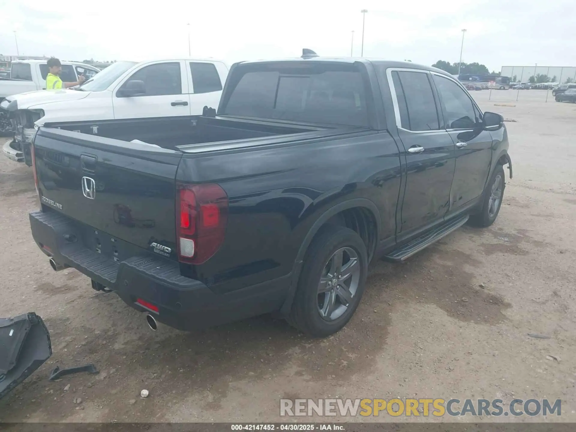 4 Фотография поврежденного автомобиля 5FPYK3F71MB018153 HONDA RIDGELINE 2021
