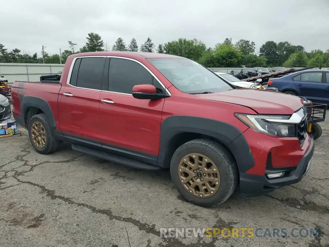 4 Фотография поврежденного автомобиля 5FPYK3F73MB017991 HONDA RIDGELINE 2021