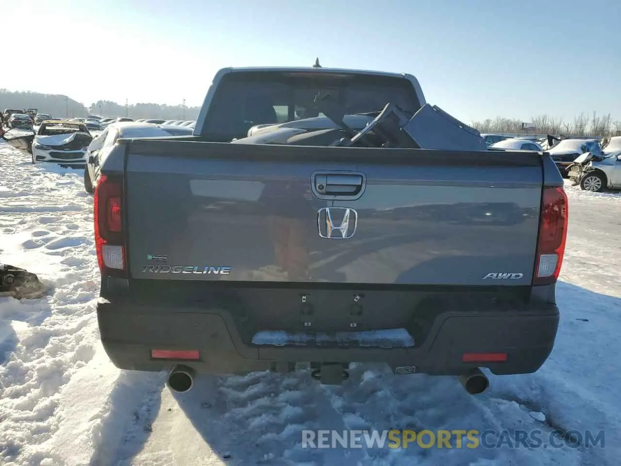 6 Фотография поврежденного автомобиля 5FPYK3F74MB023122 HONDA RIDGELINE 2021