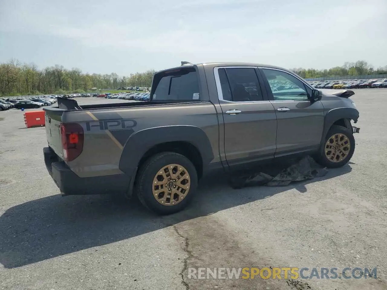 3 Photograph of a damaged car 5FPYK3F76MB020626 HONDA RIDGELINE 2021