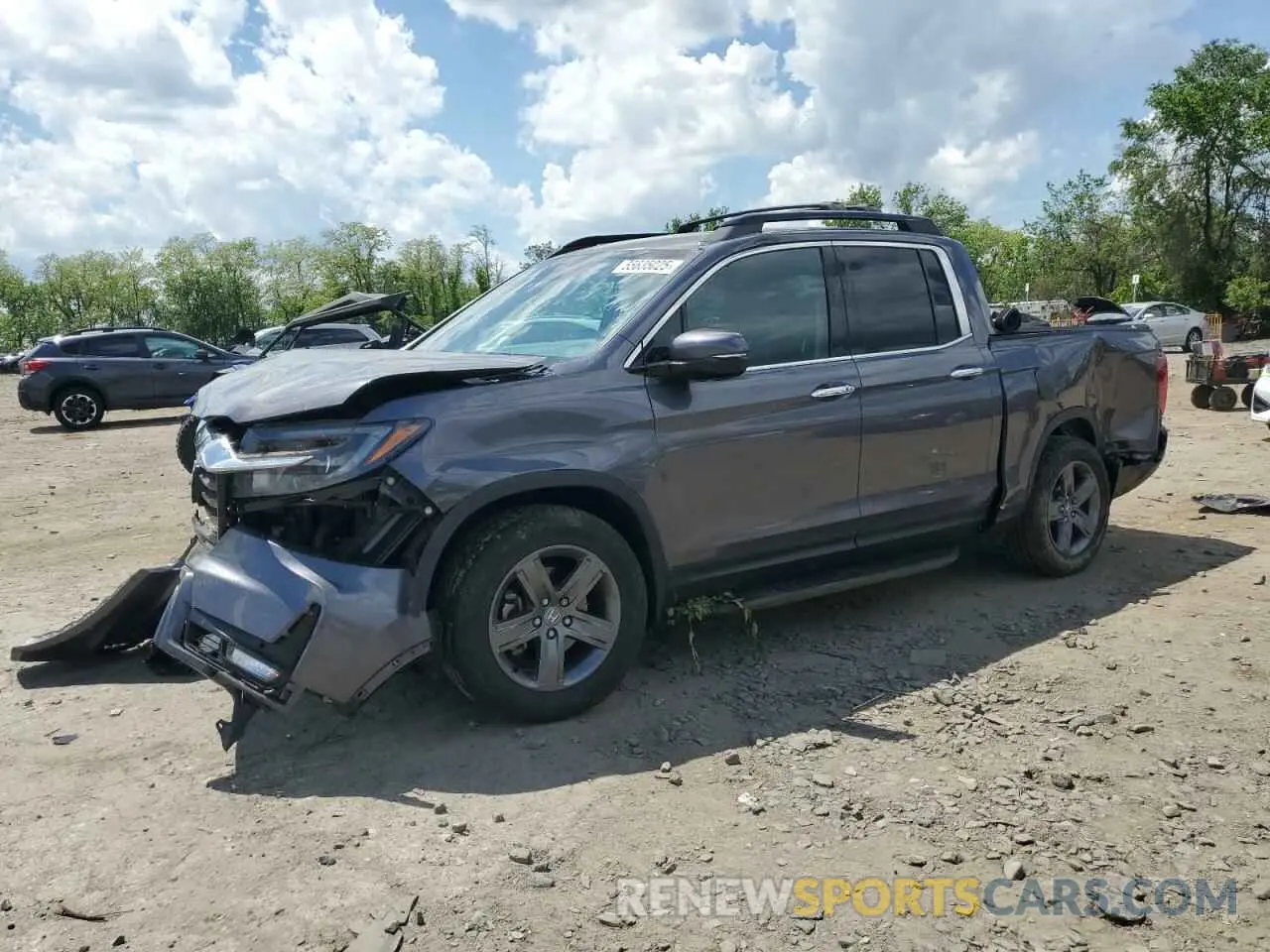 1 Фотография поврежденного автомобиля 5FPYK3F79MB018627 HONDA RIDGELINE 2021