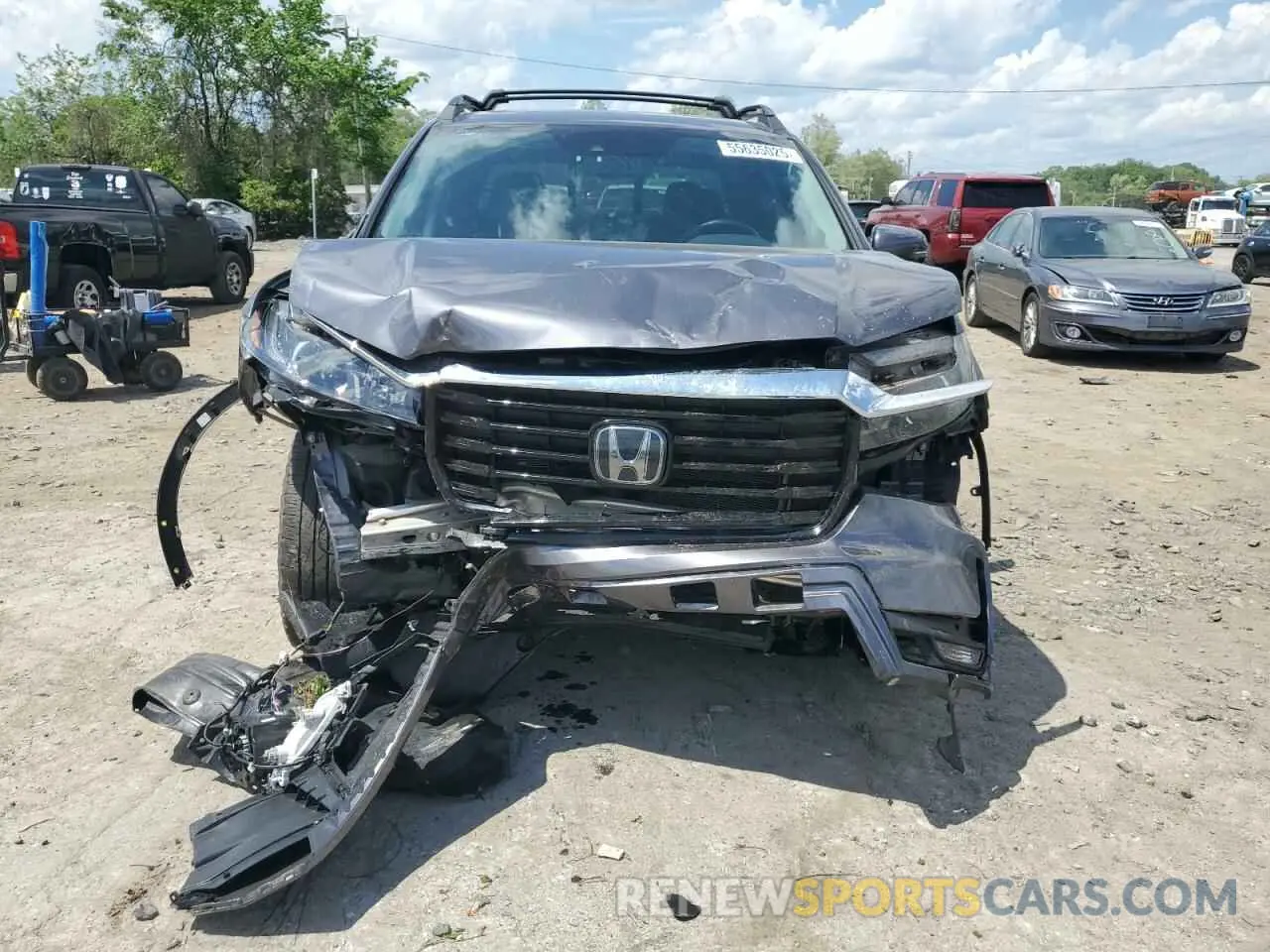 5 Фотография поврежденного автомобиля 5FPYK3F79MB018627 HONDA RIDGELINE 2021