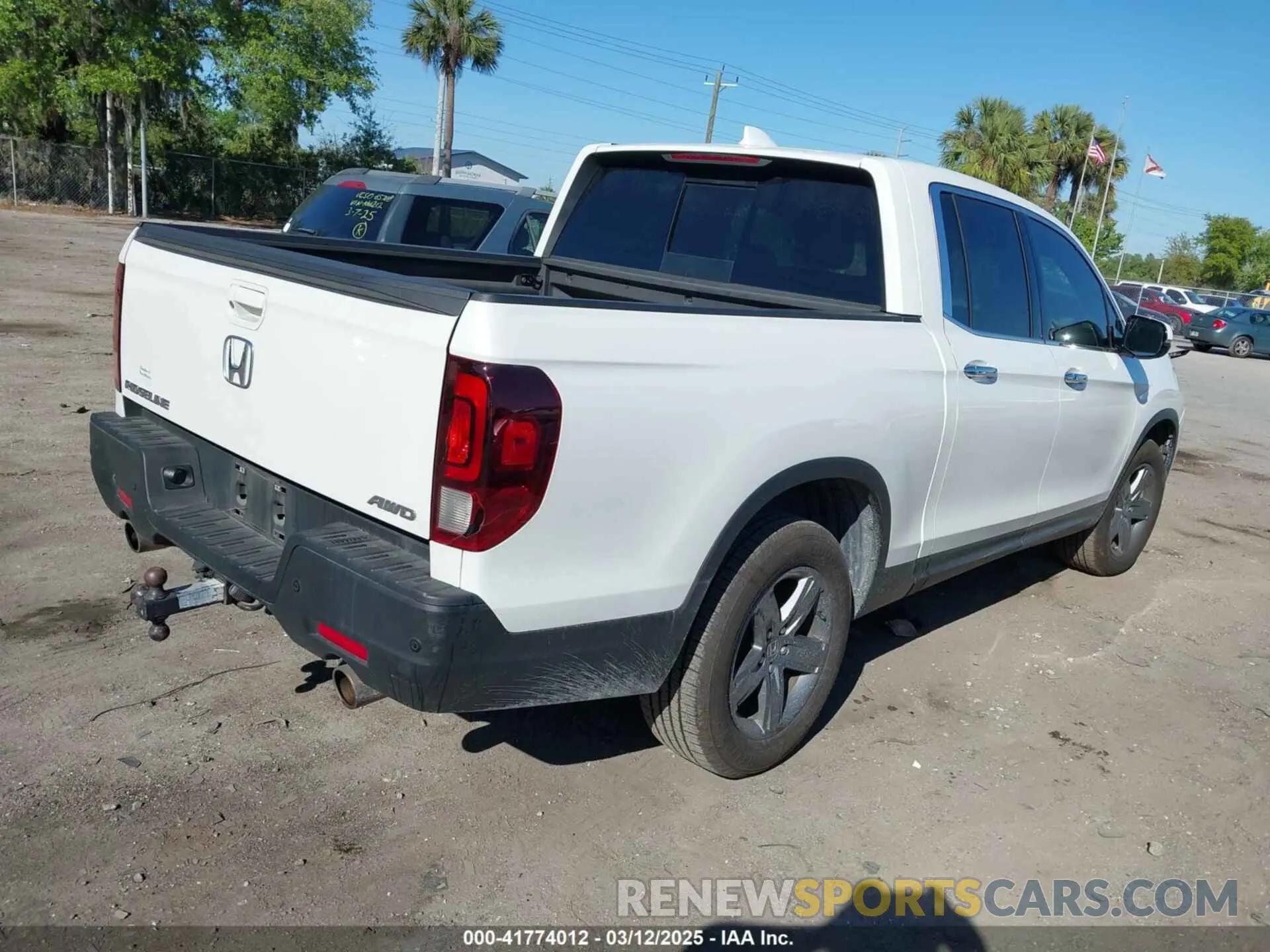 4 Фотография поврежденного автомобиля 5FPYK3F7XMB011525 HONDA RIDGELINE 2021
