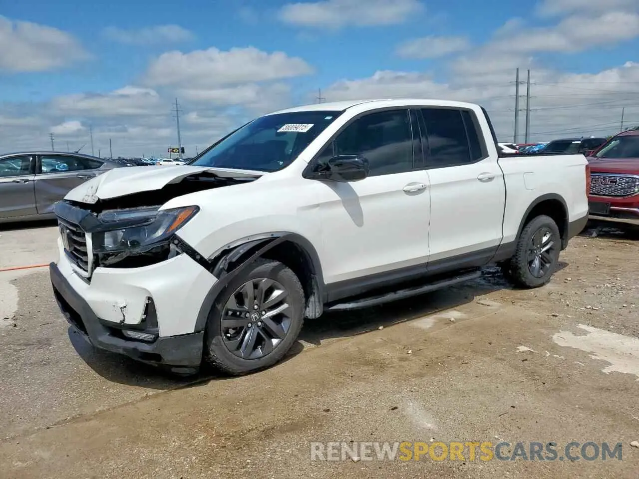 1 Photograph of a damaged car 5FPYK3F16NB013379 HONDA RIDGELINE 2022
