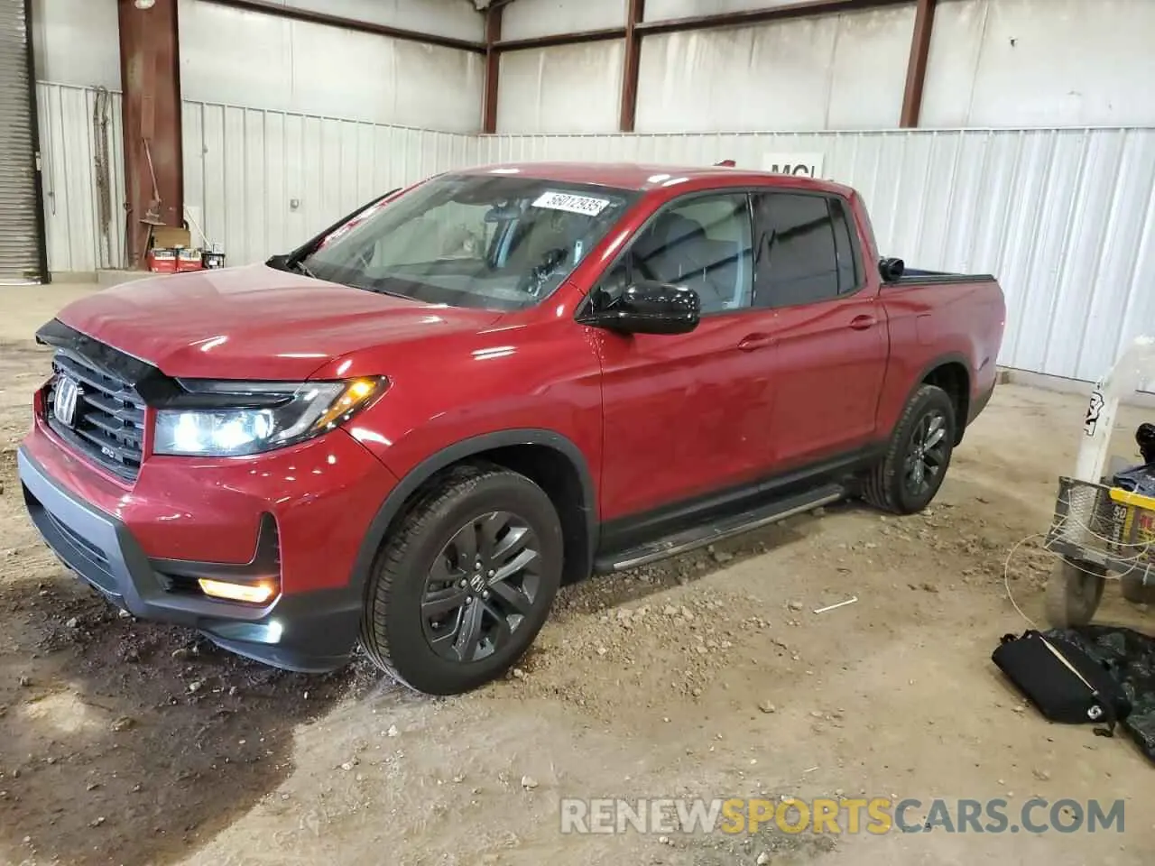 1 Photograph of a damaged car 5FPYK3F1XNB011974 HONDA RIDGELINE 2022