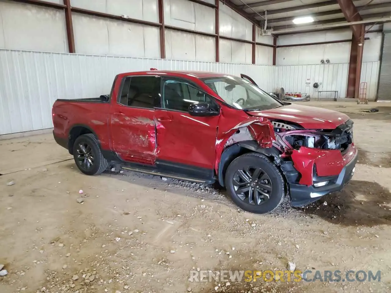4 Photograph of a damaged car 5FPYK3F1XNB011974 HONDA RIDGELINE 2022