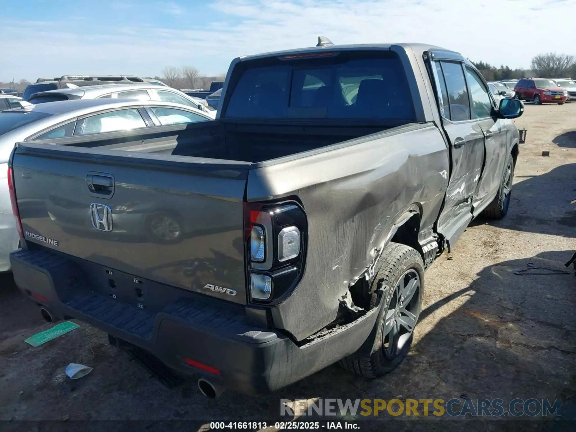 4 Фотография поврежденного автомобиля 5FPYK3F50NB000453 HONDA RIDGELINE 2022