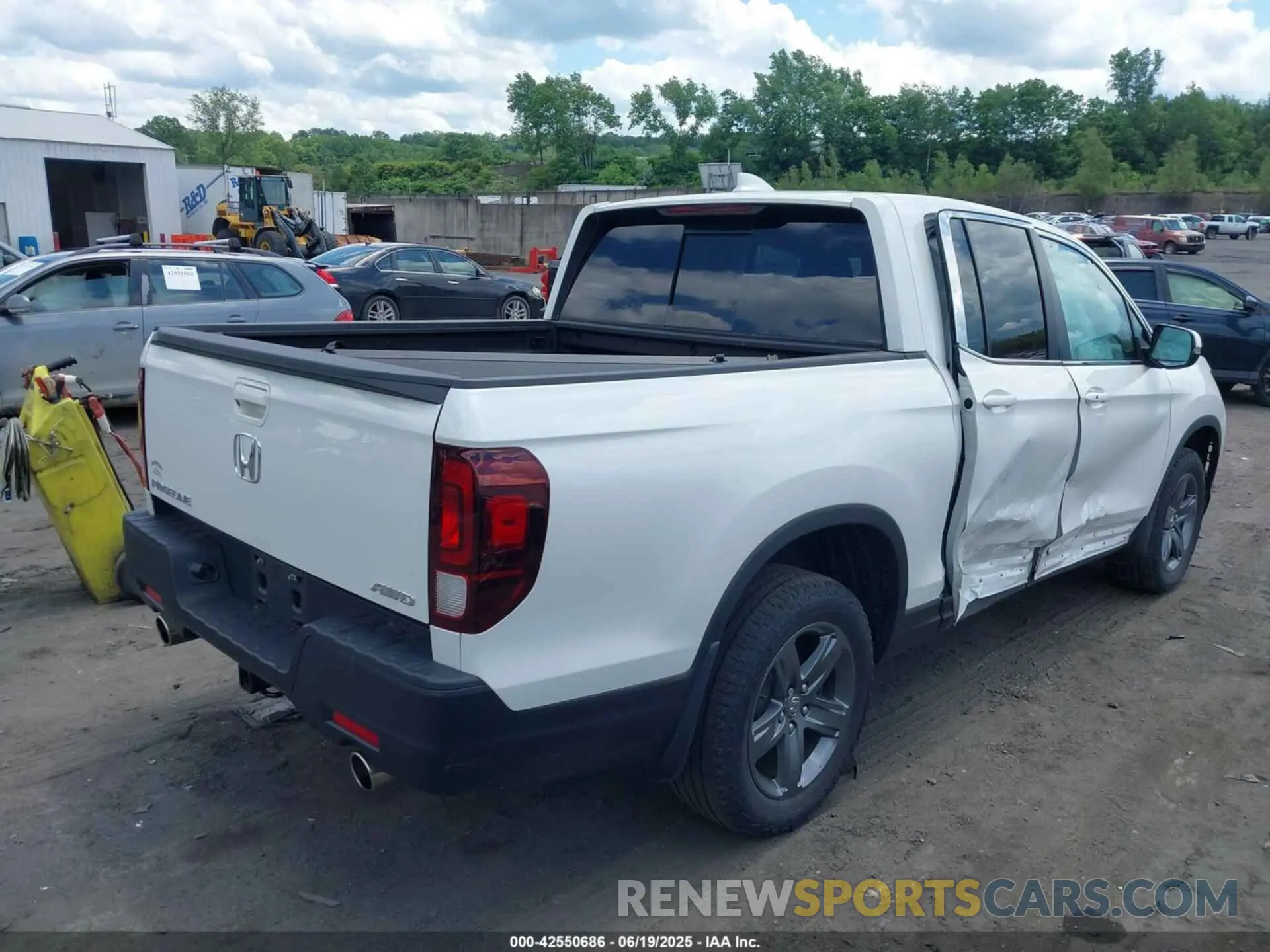 4 Фотография поврежденного автомобиля 5FPYK3F55NB005809 HONDA RIDGELINE 2022