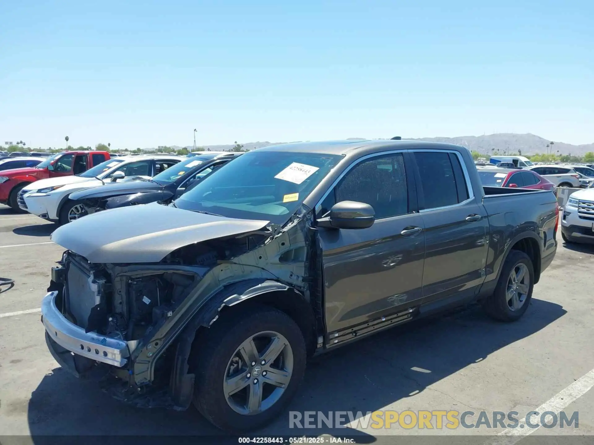 2 Фотография поврежденного автомобиля 5FPYK3F58NB007618 HONDA RIDGELINE 2022