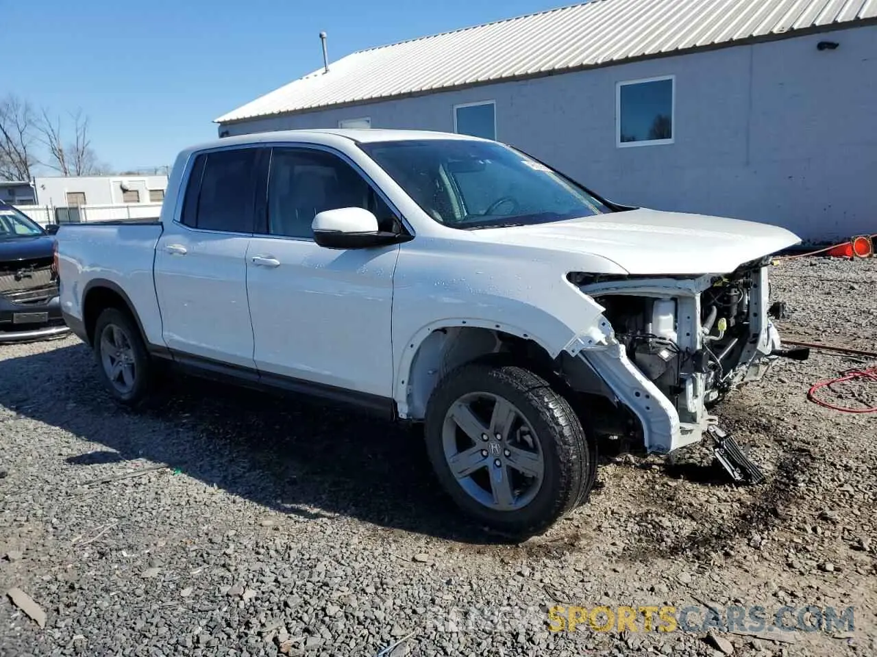 4 Фотография поврежденного автомобиля 5FPYK3F5XNB034173 HONDA RIDGELINE 2022