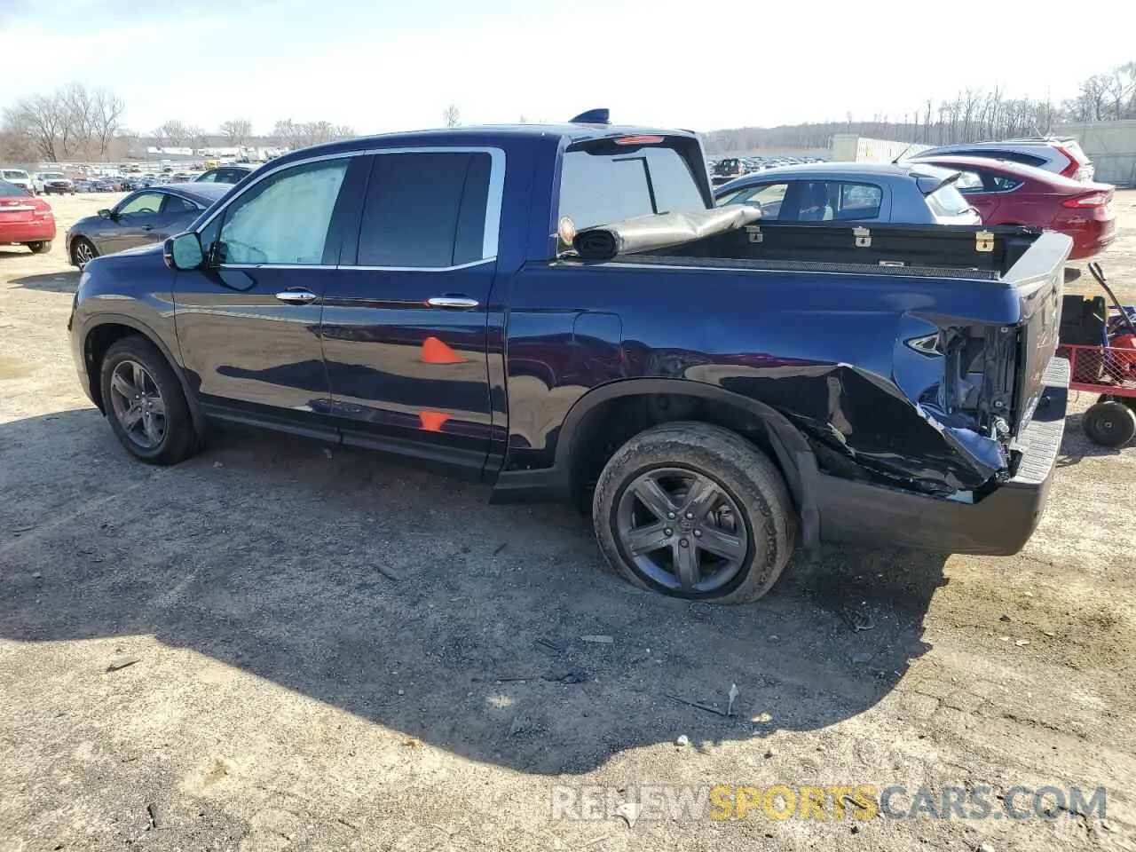 2 Фотография поврежденного автомобиля 5FPYK3F72NB029891 HONDA RIDGELINE 2022