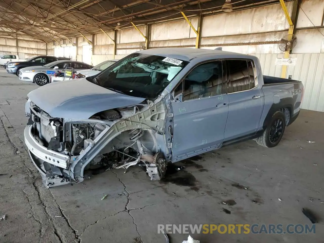 1 Photograph of a damaged car 5FPYK3F73NB019211 HONDA RIDGELINE 2022