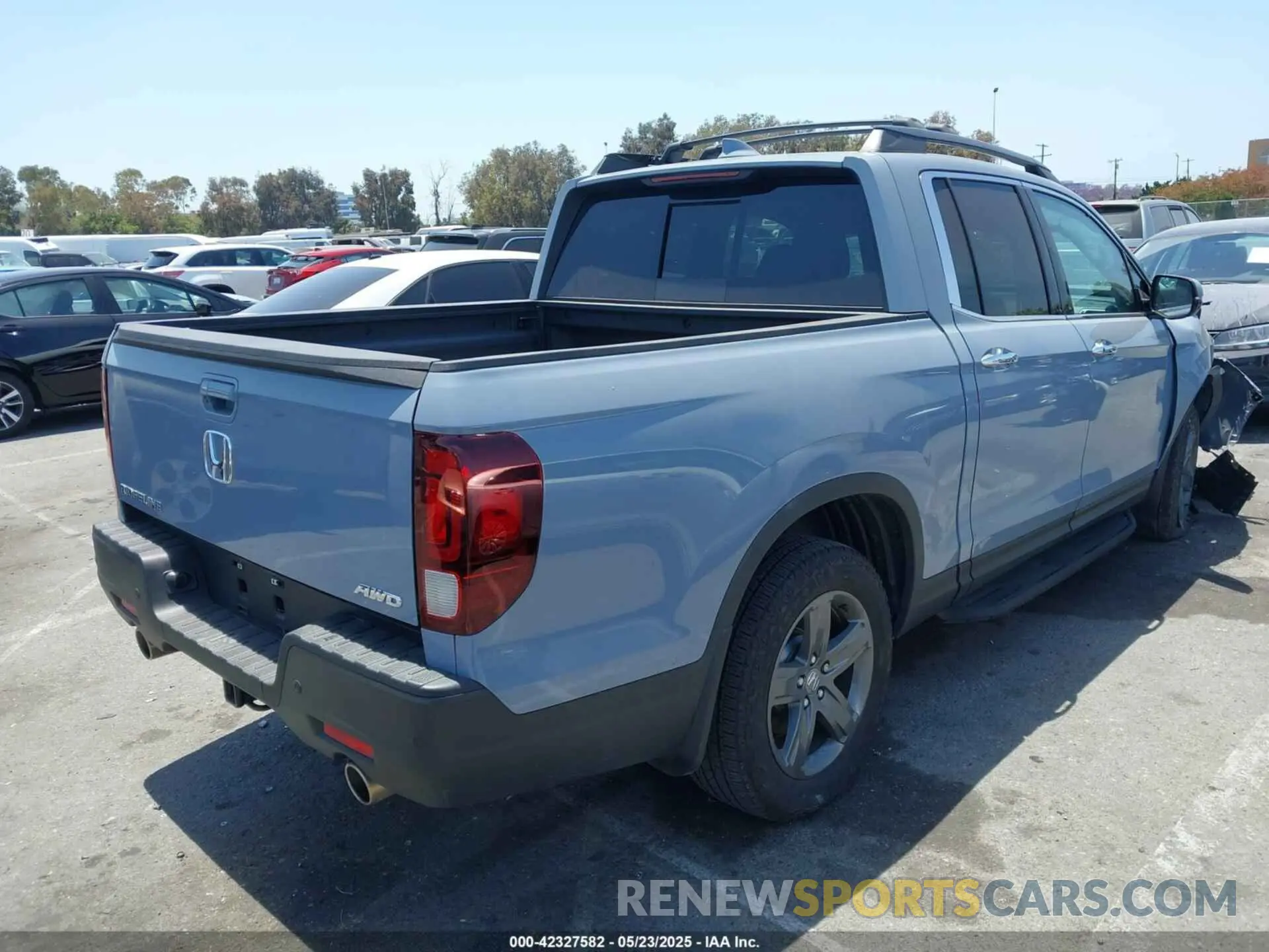 4 Фотография поврежденного автомобиля 5FPYK3F76NB019199 HONDA RIDGELINE 2022