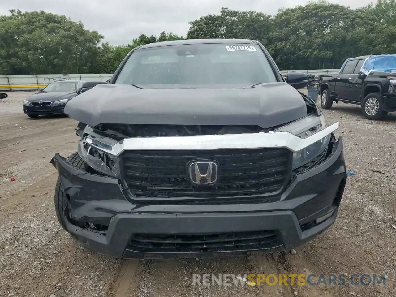 5 Photograph of a damaged car 5FPYK3F7XNB002065 HONDA RIDGELINE 2022
