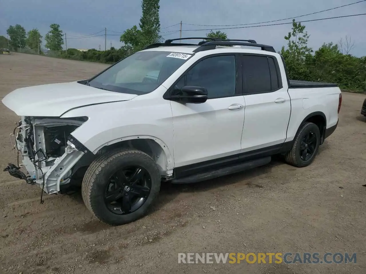 1 Photograph of a damaged car 5FPYK3F81NB503144 HONDA RIDGELINE 2022