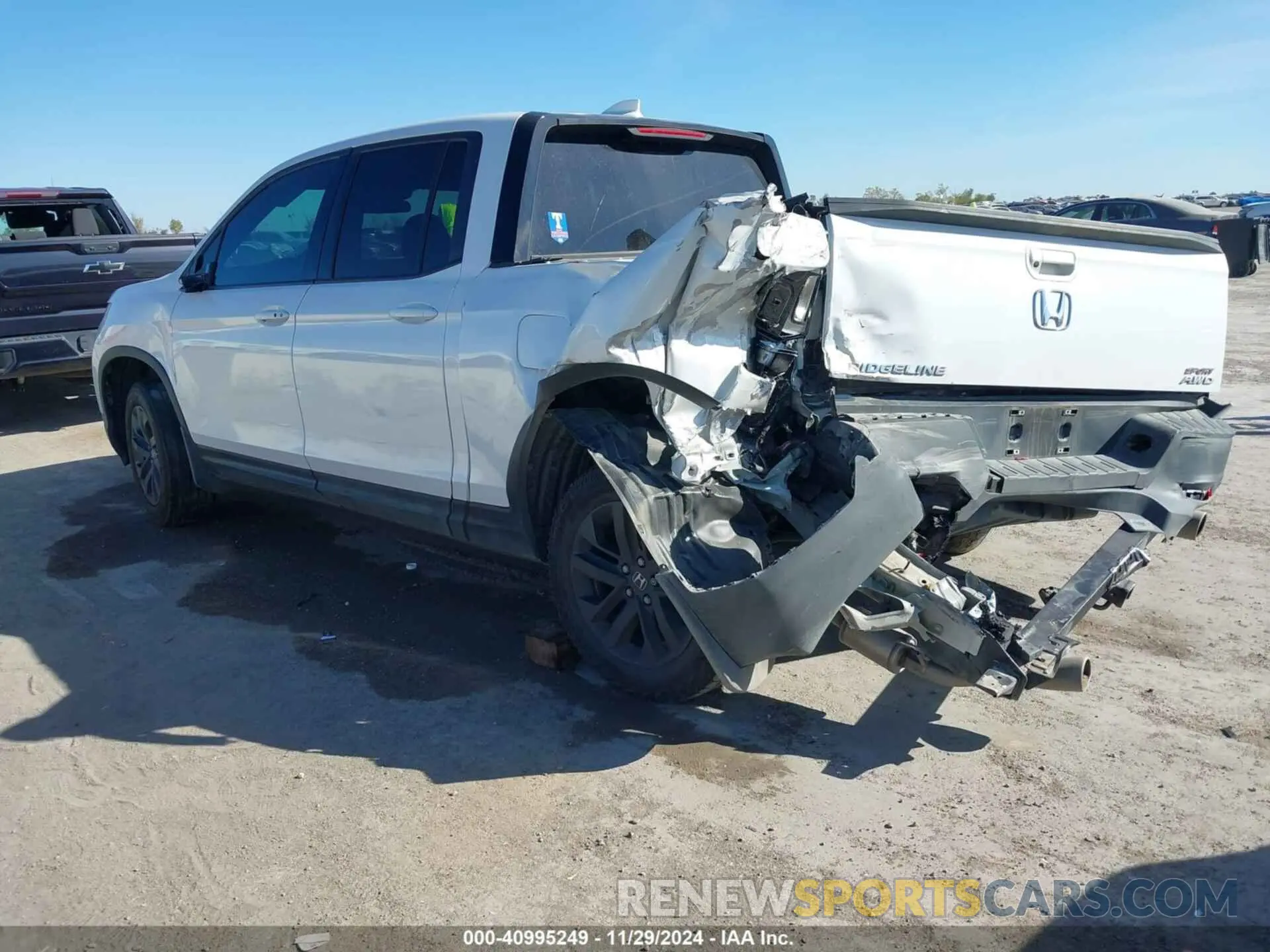 3 Фотография поврежденного автомобиля 5FPYK3F14PB041099 HONDA RIDGELINE 2023