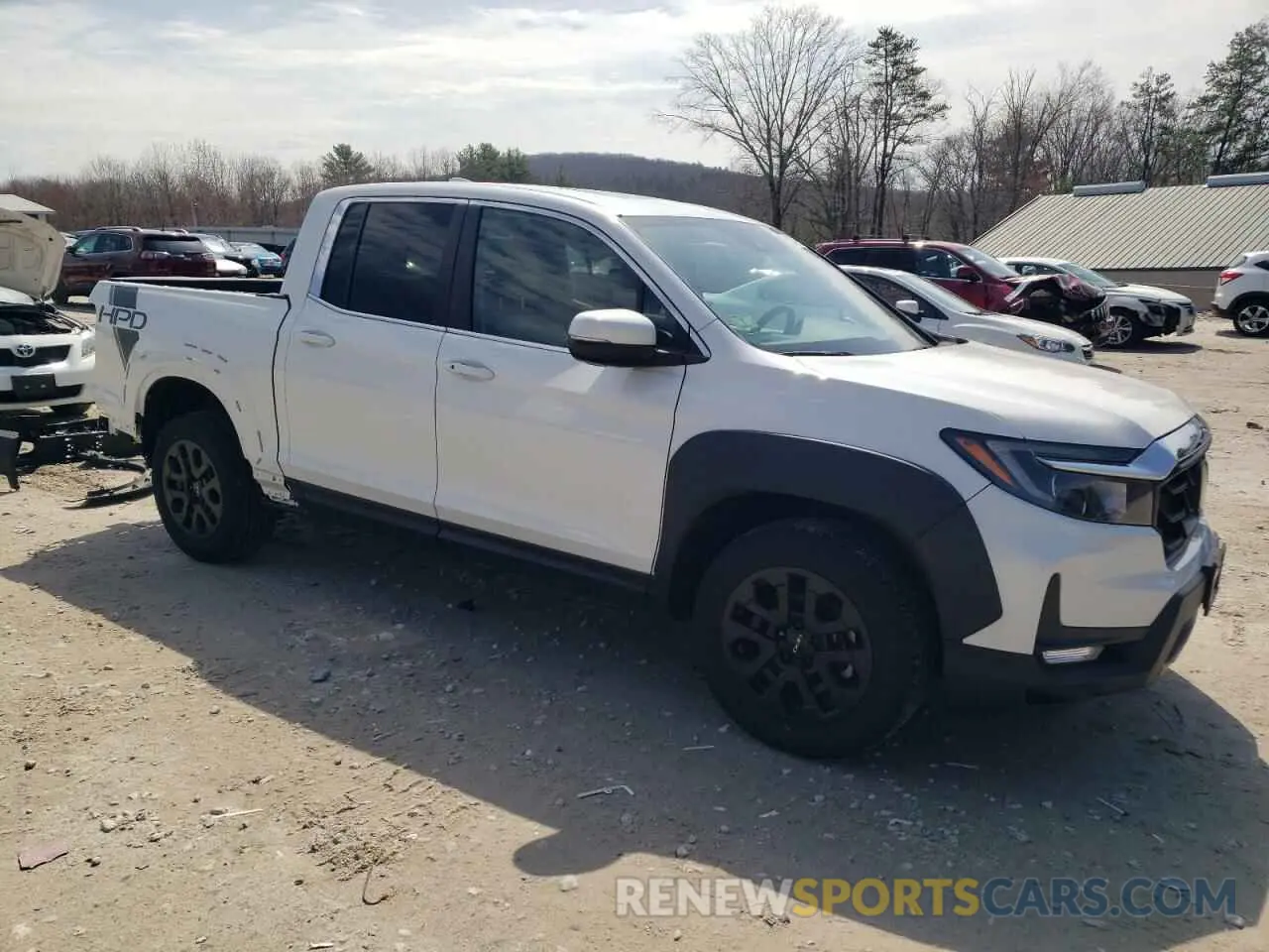 4 Фотография поврежденного автомобиля 5FPYK3F50PB038722 HONDA RIDGELINE 2023