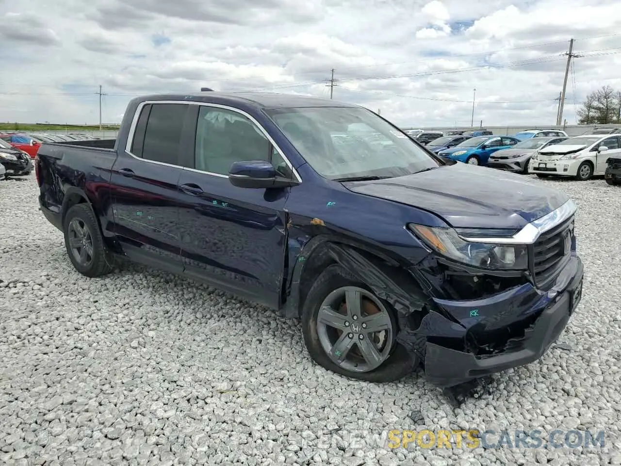 4 Photograph of a damaged car 5FPYK3F52PB018424 HONDA RIDGELINE 2023