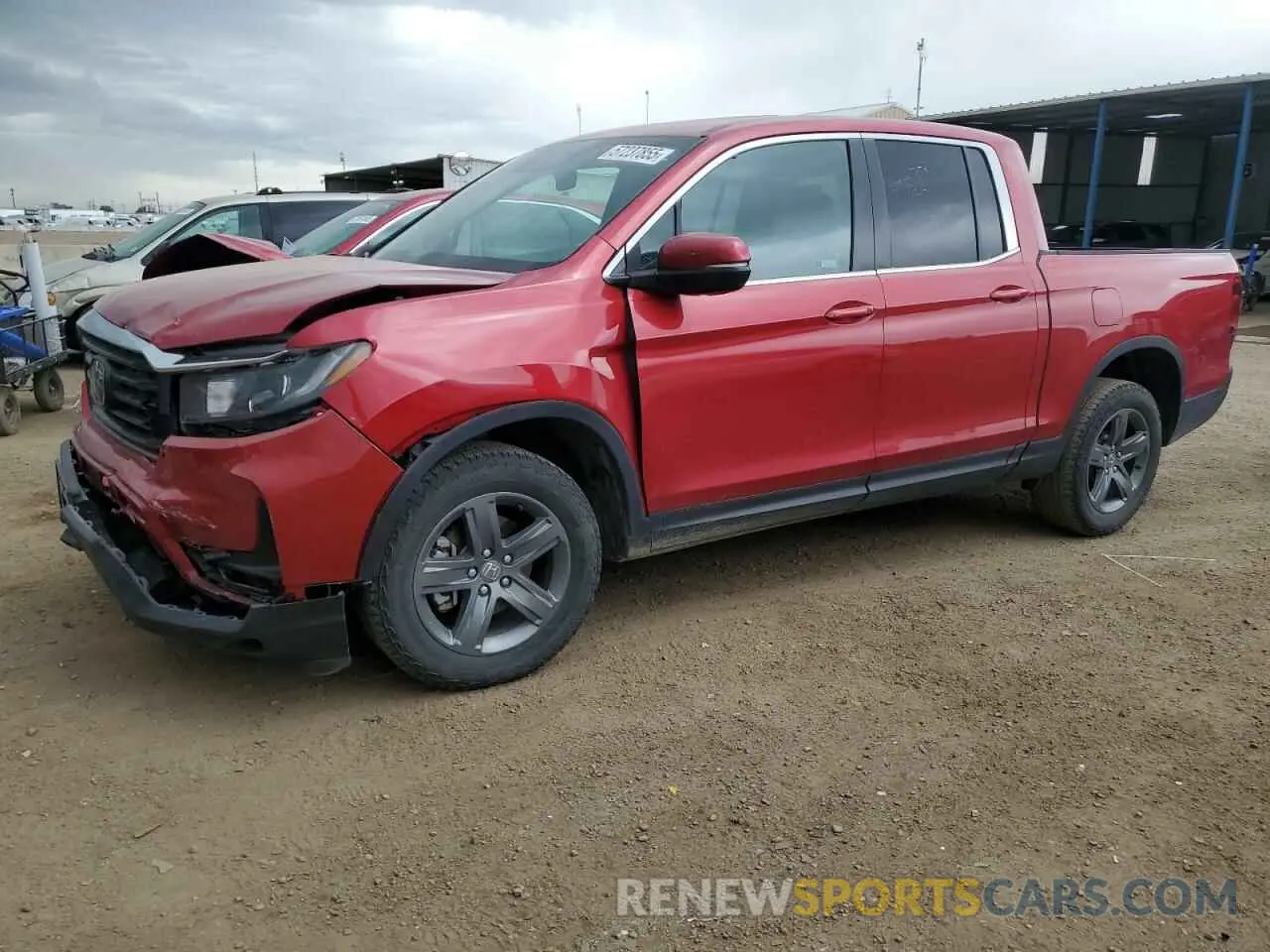 1 Photograph of a damaged car 5FPYK3F52PB036809 HONDA RIDGELINE 2023