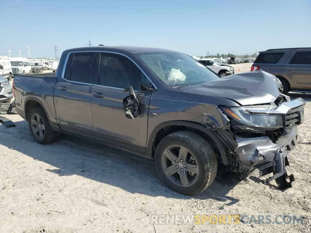 4 Photograph of a damaged car 5FPYK3F54PB043289 HONDA RIDGELINE 2023