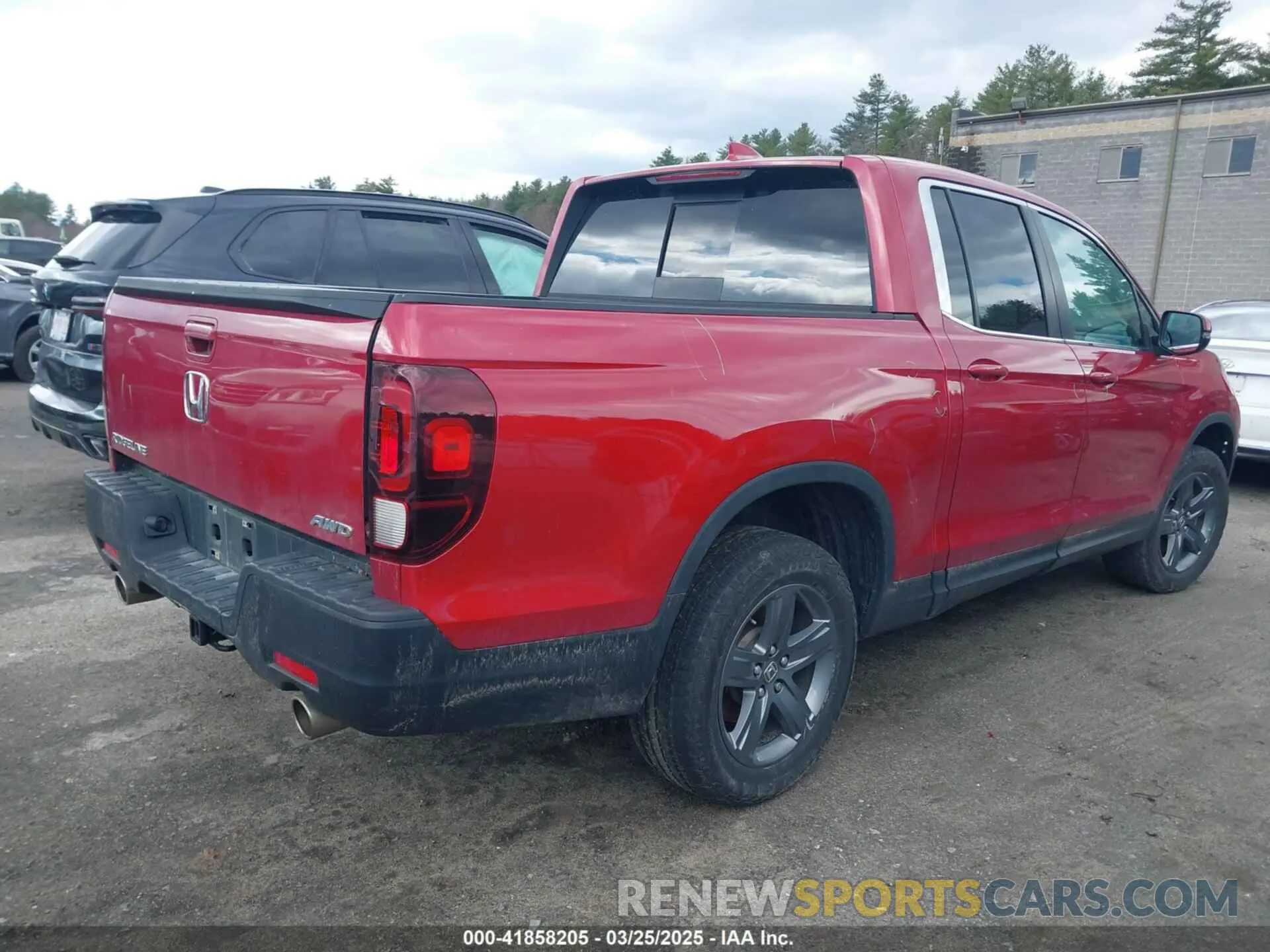 4 Фотография поврежденного автомобиля 5FPYK3F55PB020782 HONDA RIDGELINE 2023