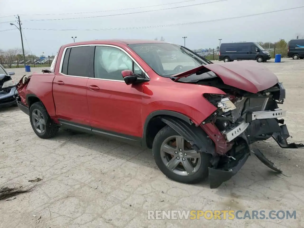 4 Photograph of a damaged car 5FPYK3F59PB055325 HONDA RIDGELINE 2023