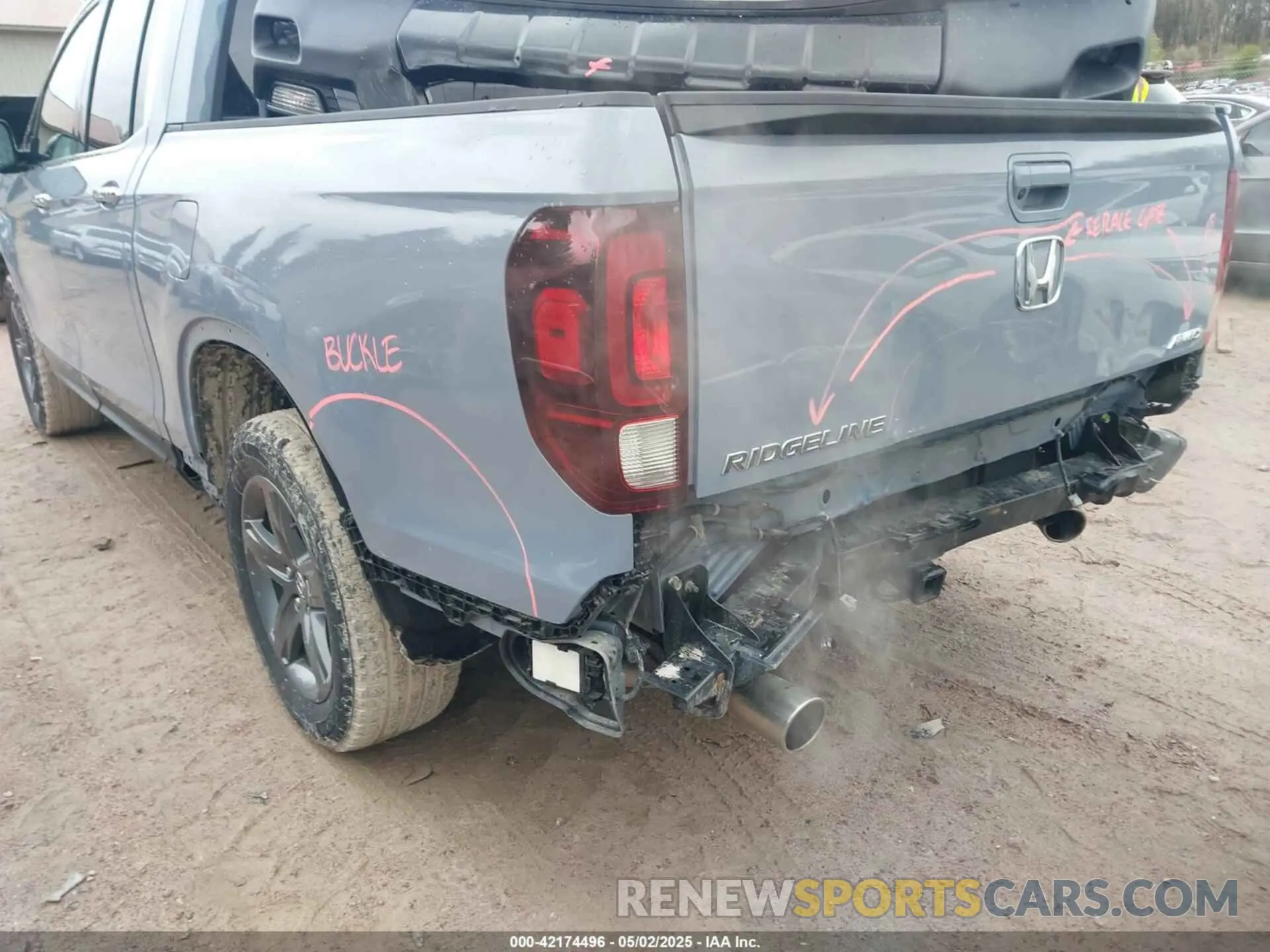 20 Фотография поврежденного автомобиля 5FPYK3F71PB005231 HONDA RIDGELINE 2023