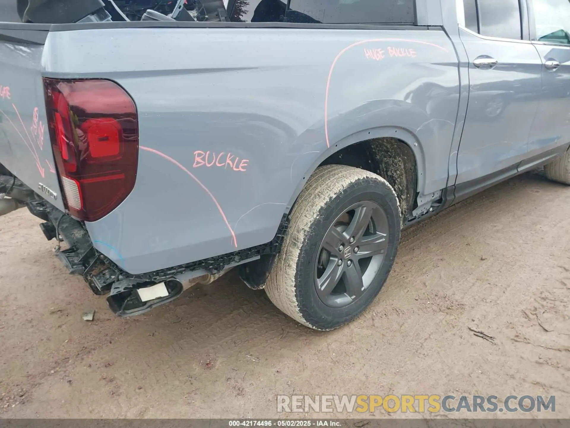 22 Фотография поврежденного автомобиля 5FPYK3F71PB005231 HONDA RIDGELINE 2023