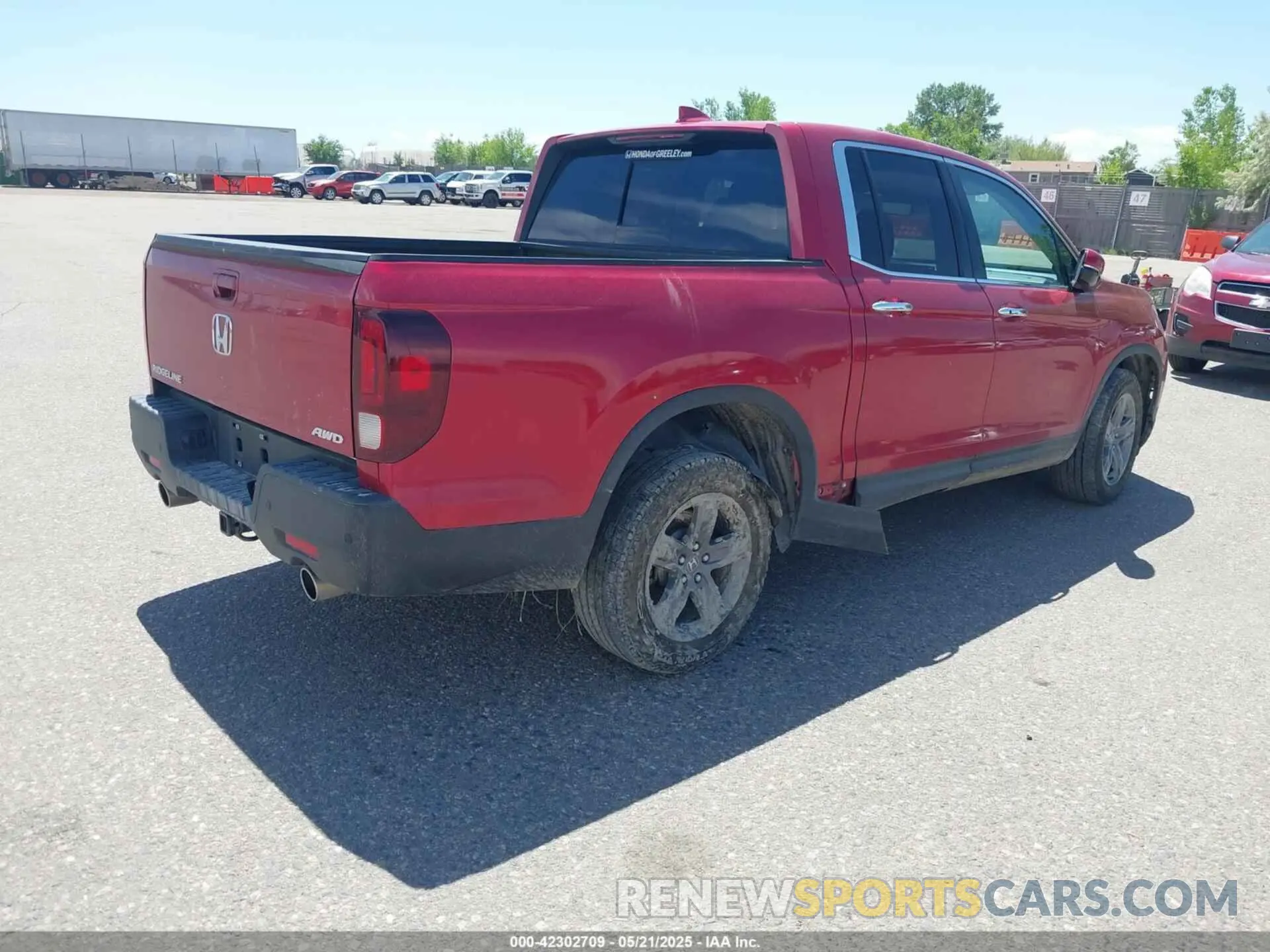 4 Фотография поврежденного автомобиля 5FPYK3F71PB034485 HONDA RIDGELINE 2023